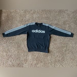 Black Adidas Crewneck